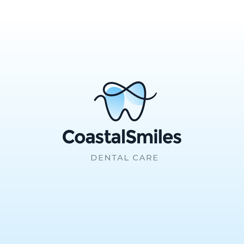Logo and brand design: coastel smiles logo design afsal cmk by Afsal CMK