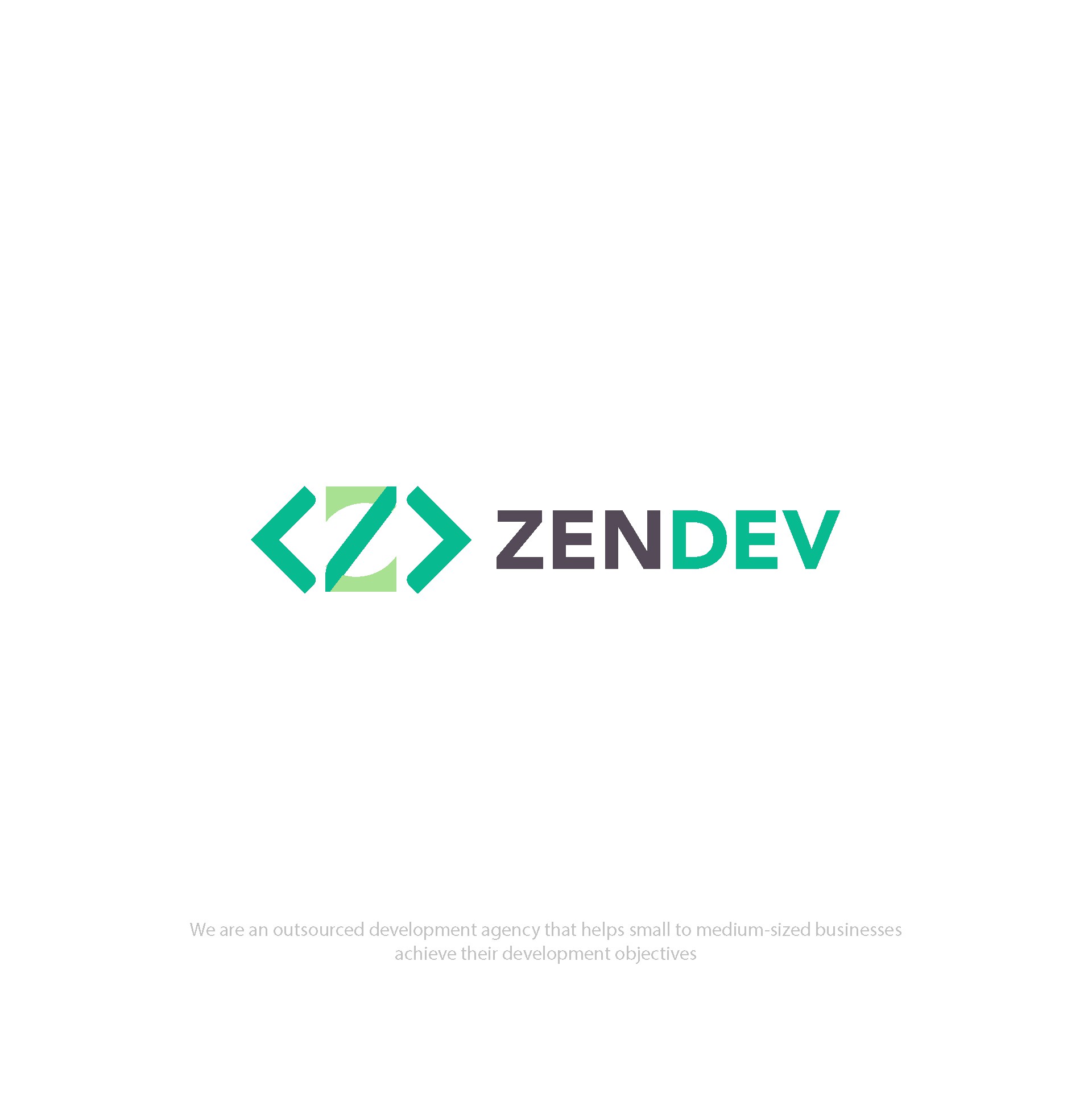 Logo and brand design: zendev technology logo by afsal cmk by Afsal CMK