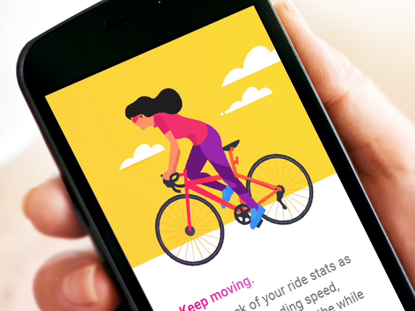 UX and product design: sports cycling girl flat vector illustration for web app ui ux design sample2 by Afsal CMK UX and product design: sports cycling girl flat vector illustration for web app ui ux design sample2 by Afsal CMK