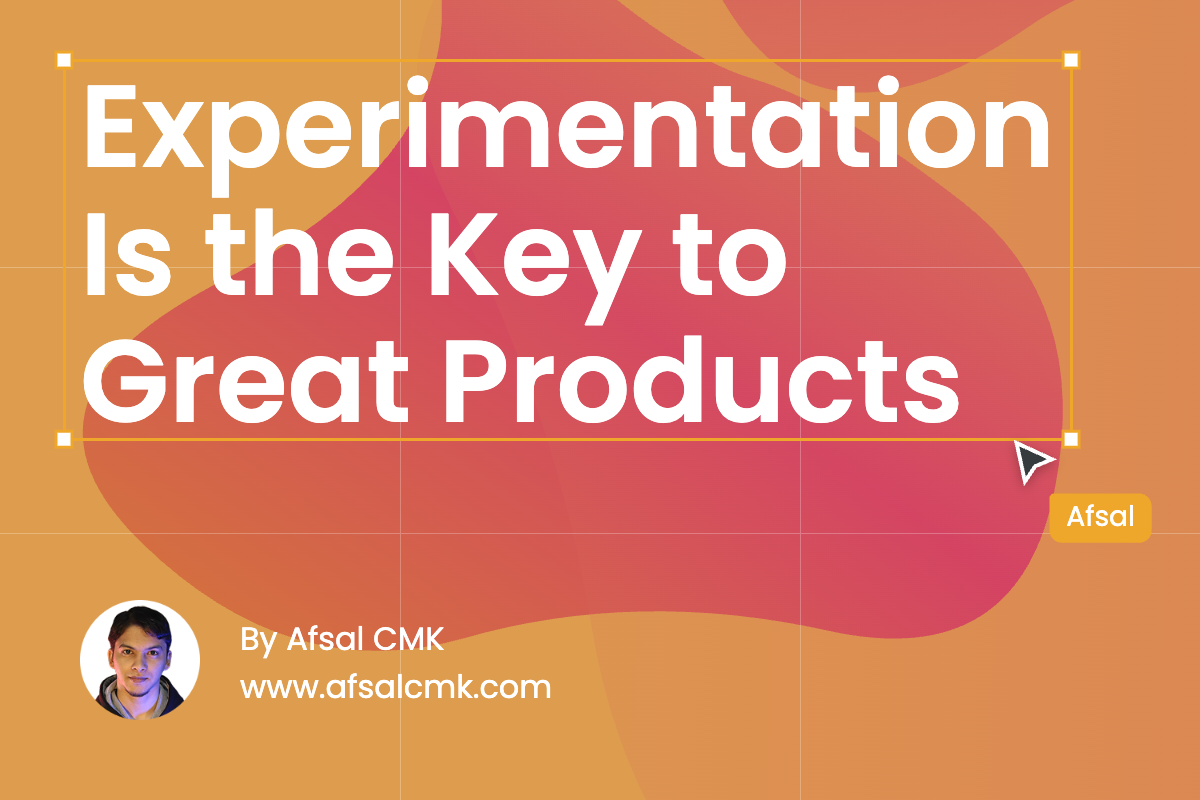 Experimentation Is the Key to Great Products – Journal cover